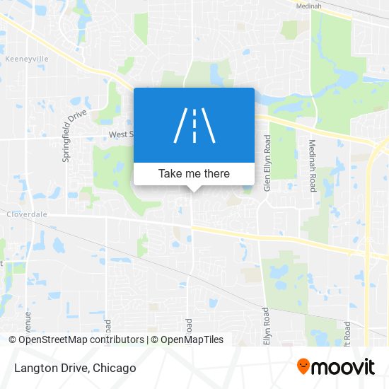 Langton Drive map