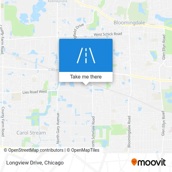 Longview Drive map