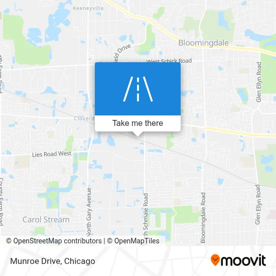 Munroe Drive map