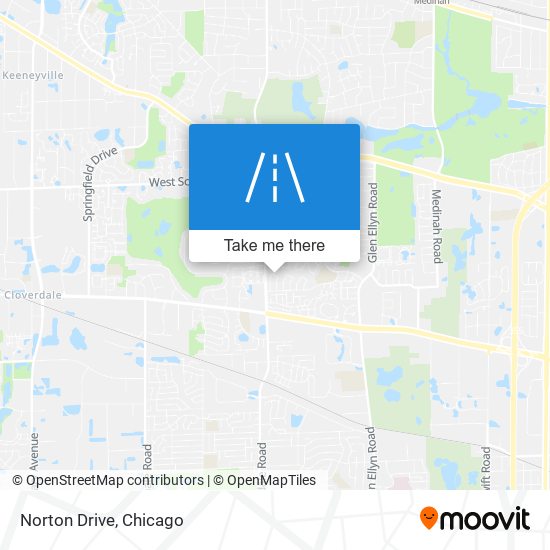 Norton Drive map