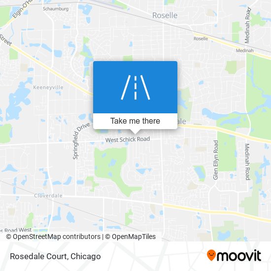 Rosedale Court map