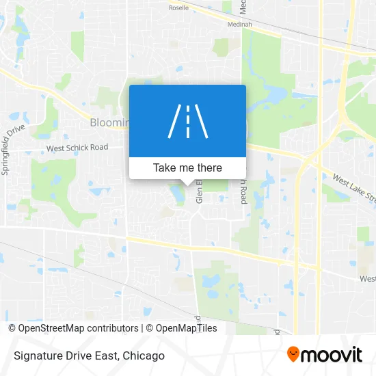 Signature Drive East map