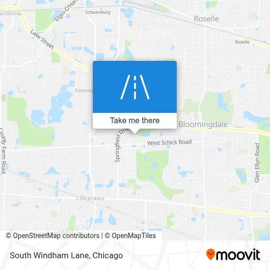 South Windham Lane map