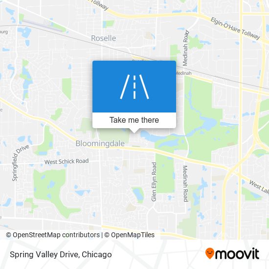 Spring Valley Drive map