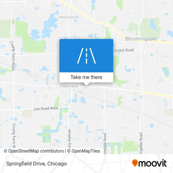 Springfield Drive map