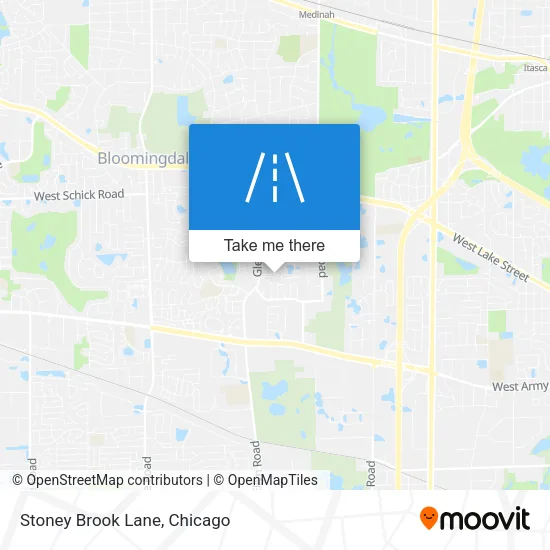 Stoney Brook Lane map