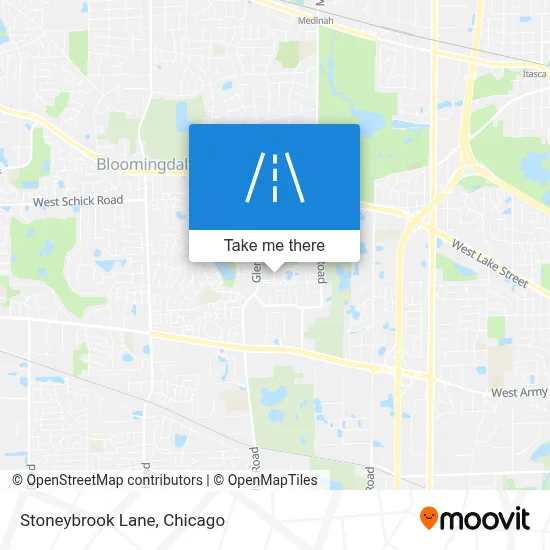 Stoneybrook Lane map