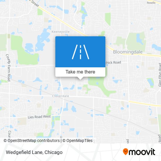 Wedgefield Lane map