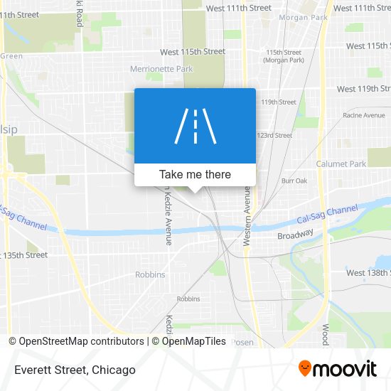 Mapa de Everett Street