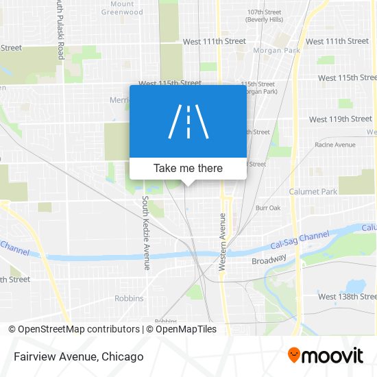 Fairview Avenue map