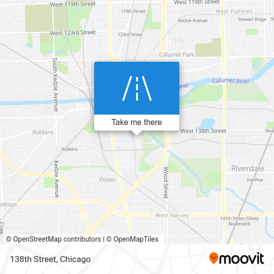 138th Street map