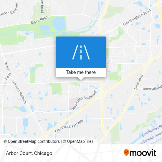 Arbor Court map
