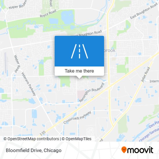 Bloomfield Drive map