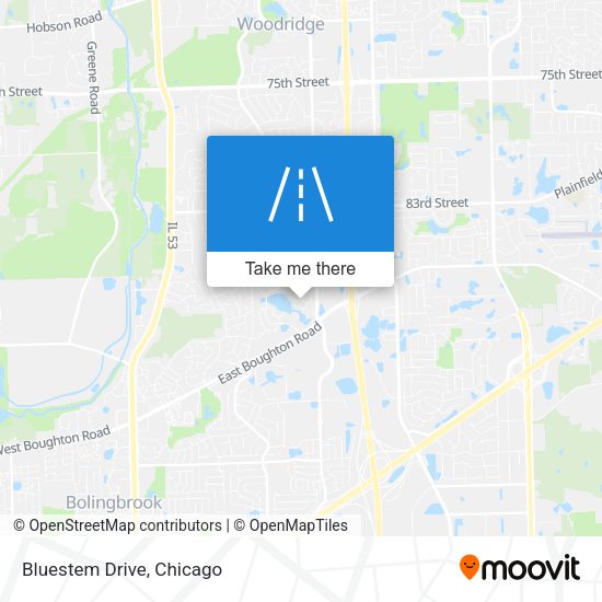 Bluestem Drive map