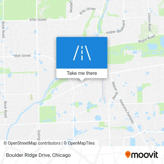 Boulder Ridge Drive map