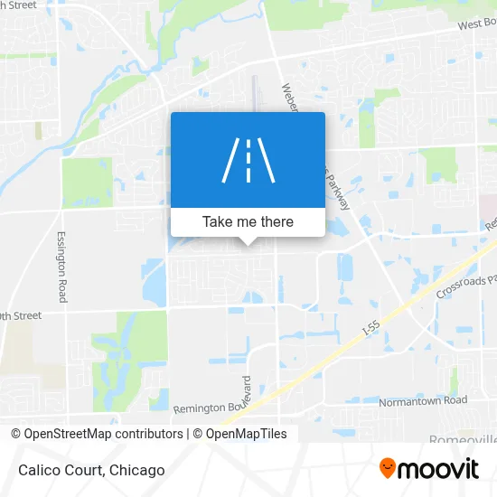 Calico Court map