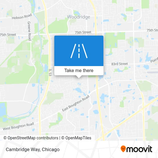 Cambridge Way map
