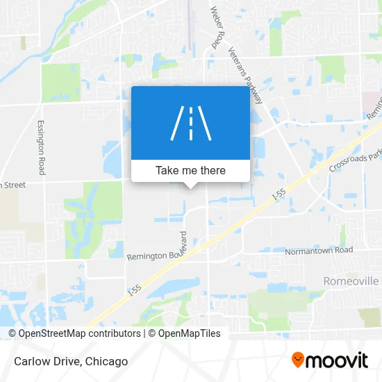 Carlow Drive map