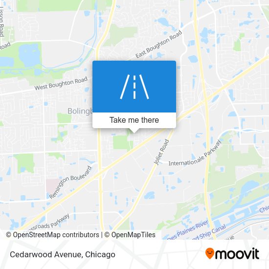 Mapa de Cedarwood Avenue