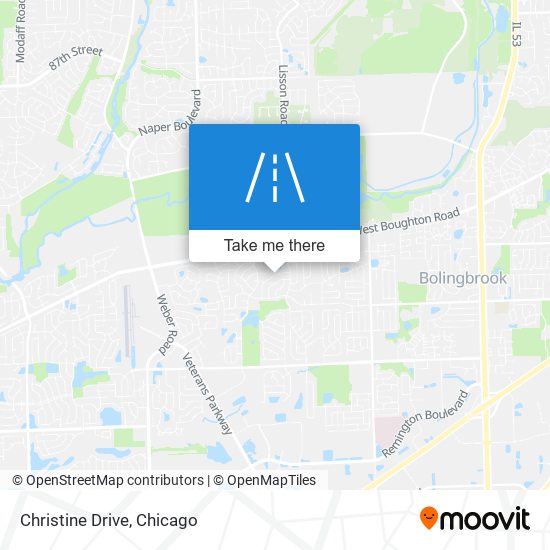 Christine Drive map