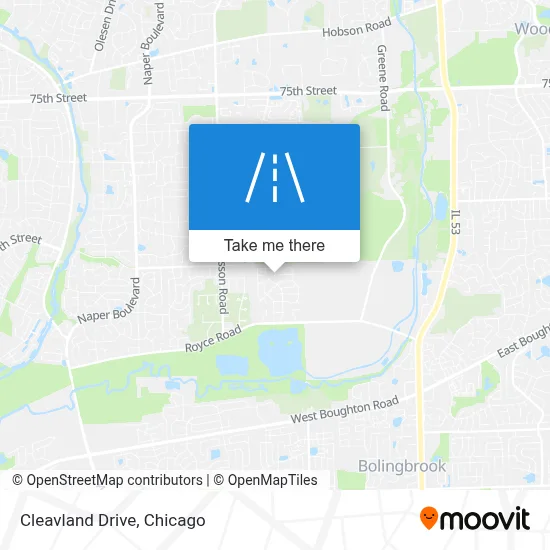 Cleavland Drive map