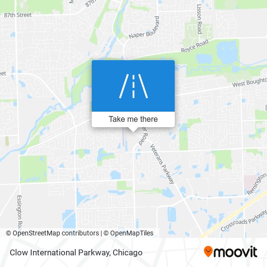 Clow International Parkway map