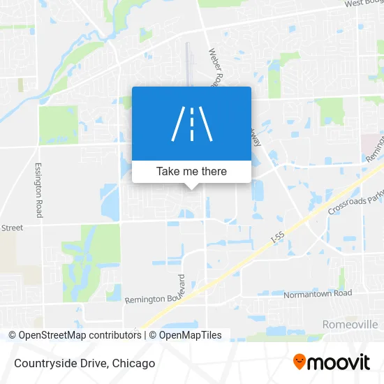 Countryside Drive map