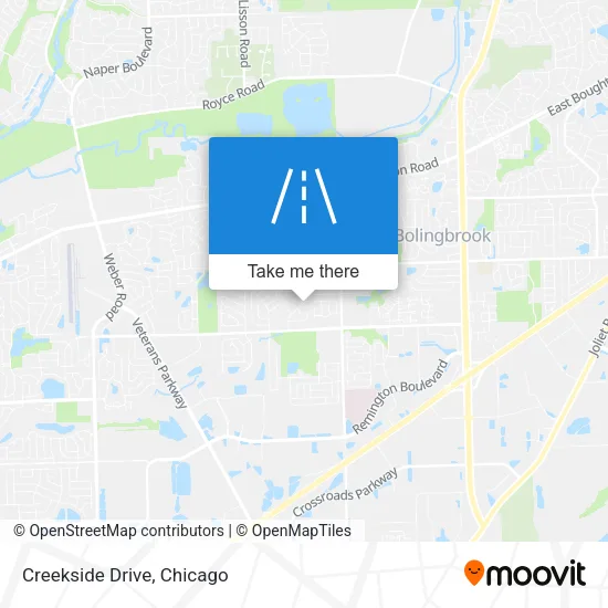 Creekside Drive map