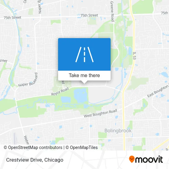 Crestview Drive map