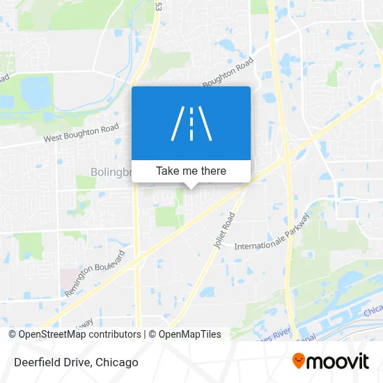 Deerfield Drive map