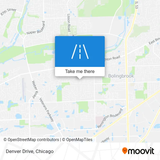 Denver Drive map