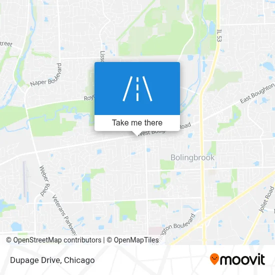 Dupage Drive map
