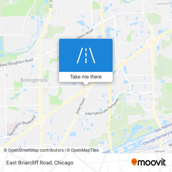 Mapa de East Briarcliff Road