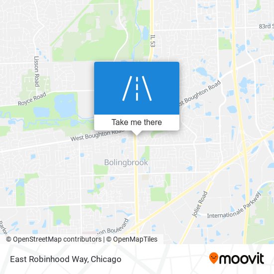 East Robinhood Way map