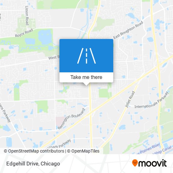 Edgehill Drive map