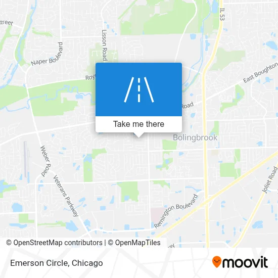 Emerson Circle map