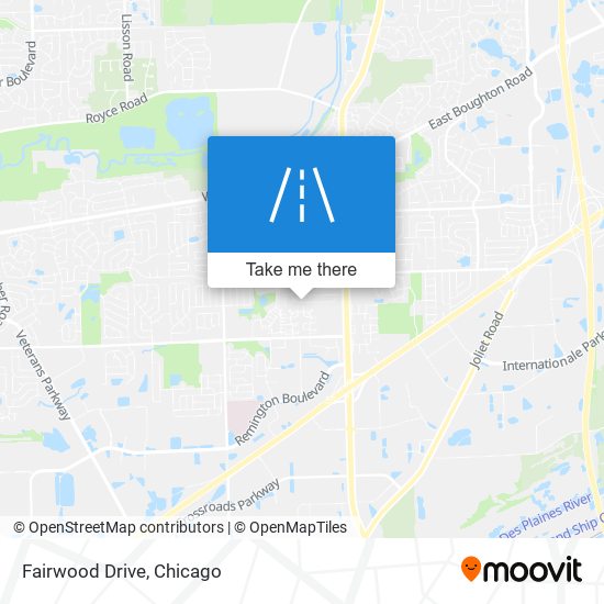Fairwood Drive map