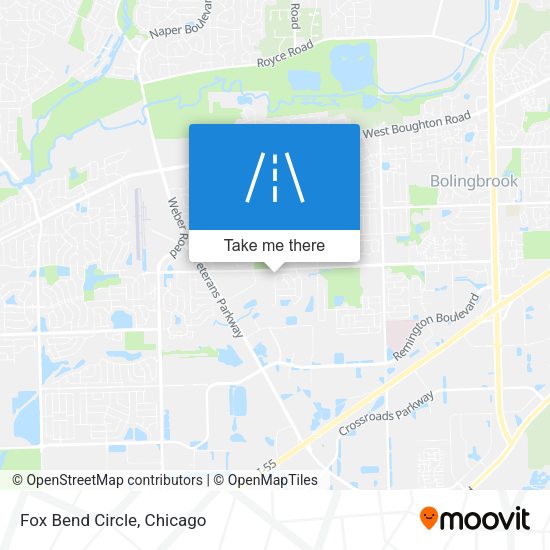 Mapa de Fox Bend Circle