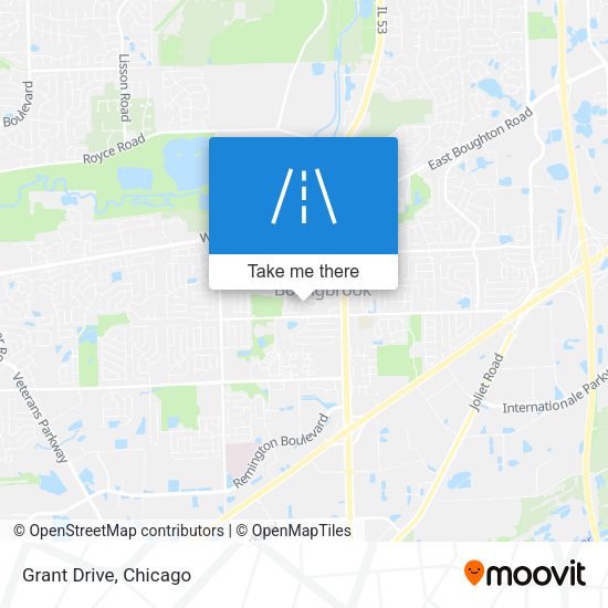 Mapa de Grant Drive