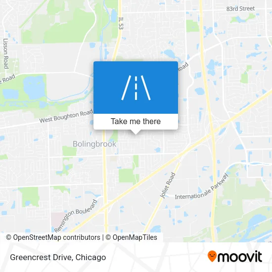 Greencrest Drive map
