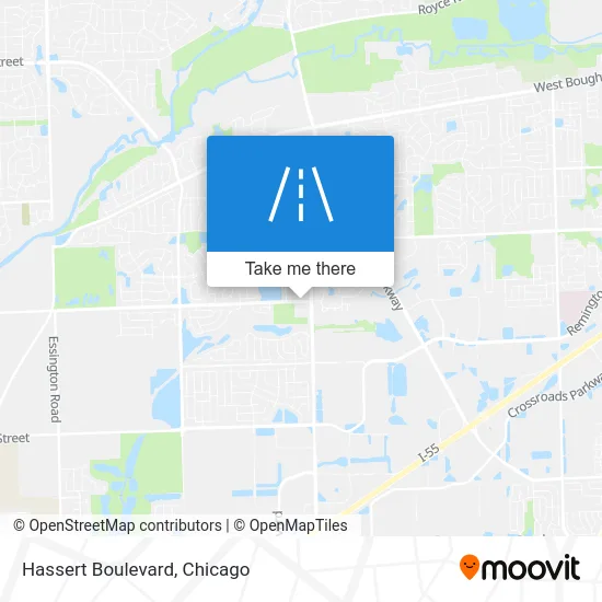 Hassert Boulevard map