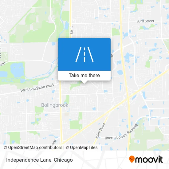 Independence Lane map