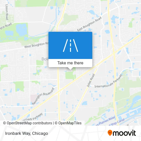Ironbark Way map