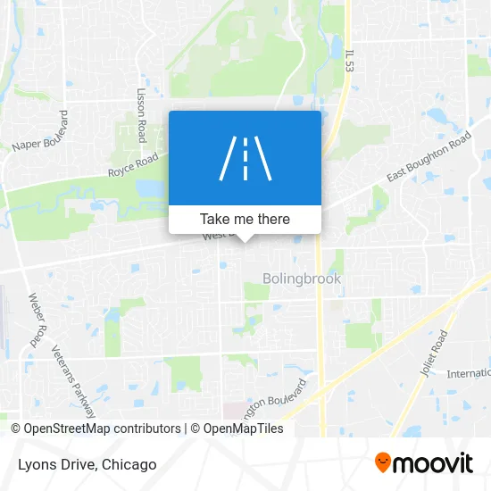 Lyons Drive map