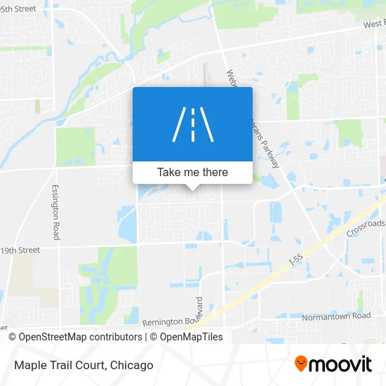 Maple Trail Court map