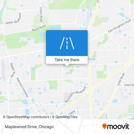 Maplewood Drive map