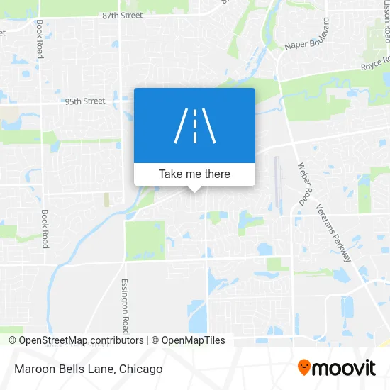 Maroon Bells Lane map