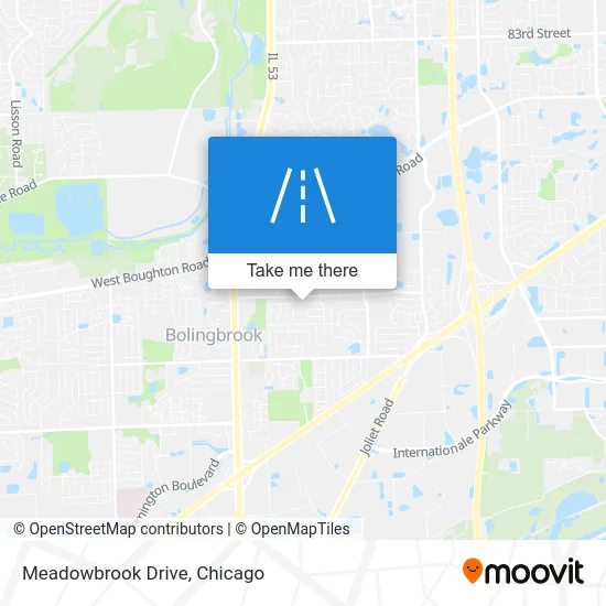 Meadowbrook Drive map