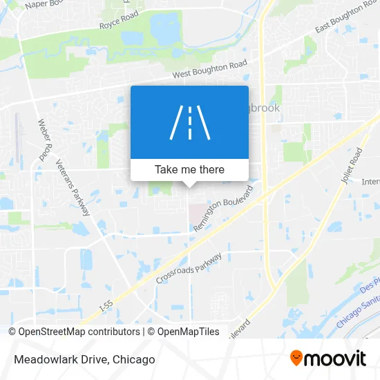 Meadowlark Drive map