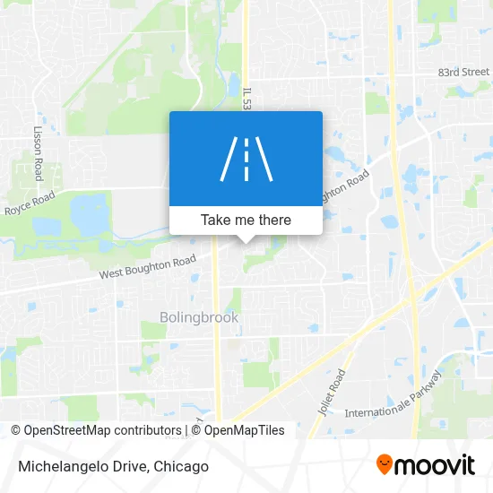 Michelangelo Drive map